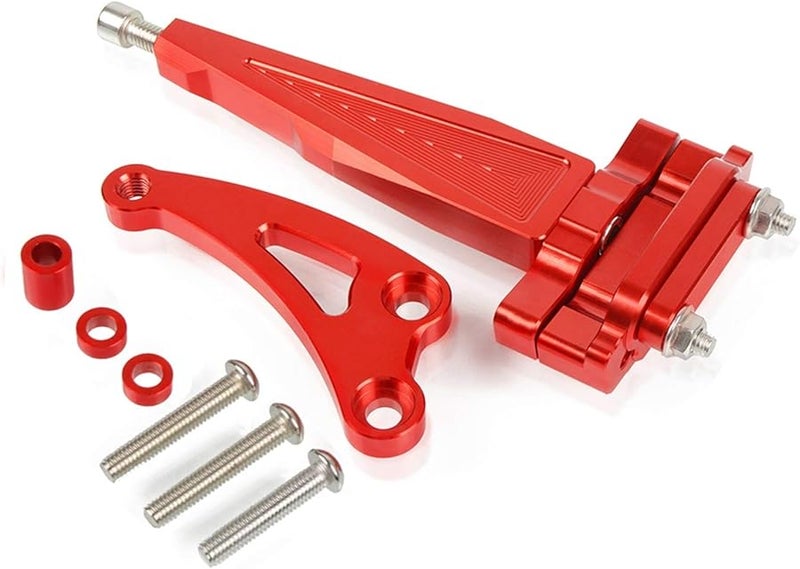 قوس مثبت ممتص صدمات توجيه الدراجة النارية - دعامة التركيب - قوس المثبت - اللون الأحمر - لمعظم الموديلات - Image 2