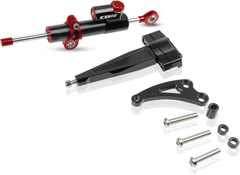 قوس مثبت ممتص صدمات توجيه الدراجة النارية - دعامة التركيب - قوس المثبت - اللون الأحمر - لمعظم الموديلات - Image 5