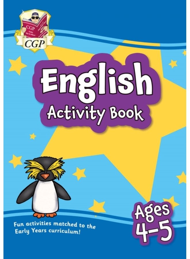 English Activity Book for Ages 4 5 Reception - Paperback