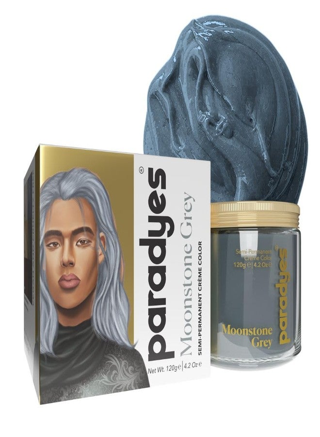 Paradyes Semi-permanent Moonstone Grey DIY Conditioner Based Hair Colour infused with Aloe-vera, Bhringaraj, Brahmi, Almonds & Amla 120 gm - Image 1