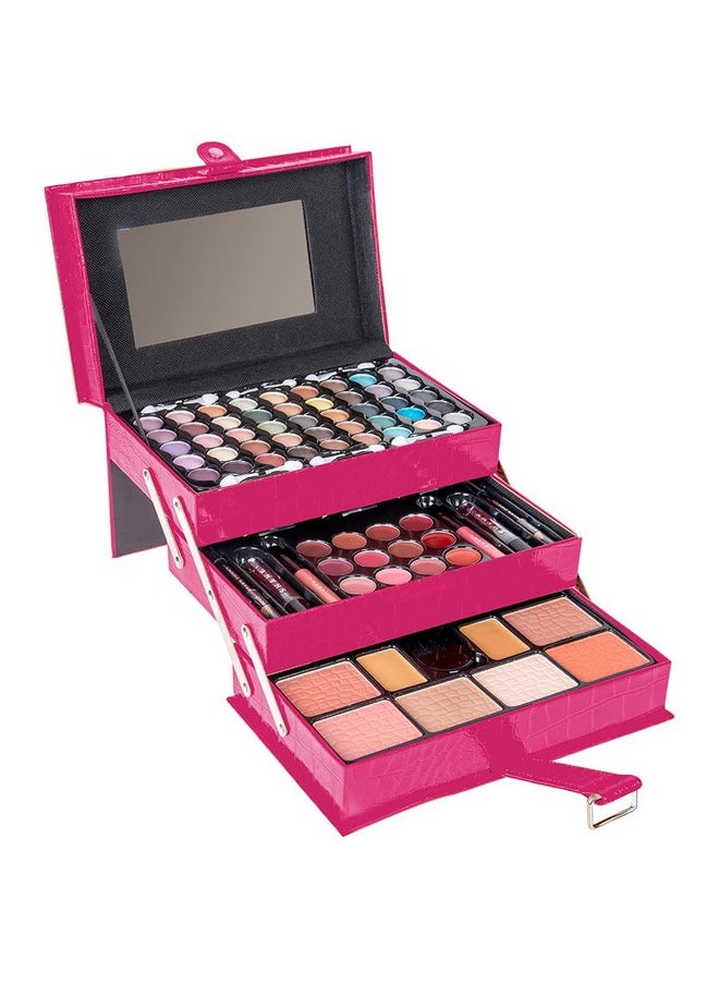Shany All In One Makeup Kit (Eyeshadow Blushes Face Powder Lipstick Eye Liners Makeup Pencils And Makeup Mirror Makeup Set With Reusable Makeup Storage Box Pink  - Image 5