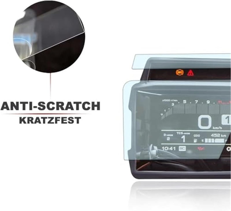 Vuzmode Motorcycle Scratch Cluster Screen Protector - Image 4