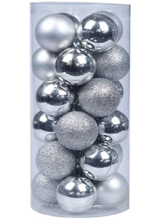 BPA - 24Pcs Christmas Ball Ornaments With Lanyards Christmas Tree Ornaments Balls - Image 1