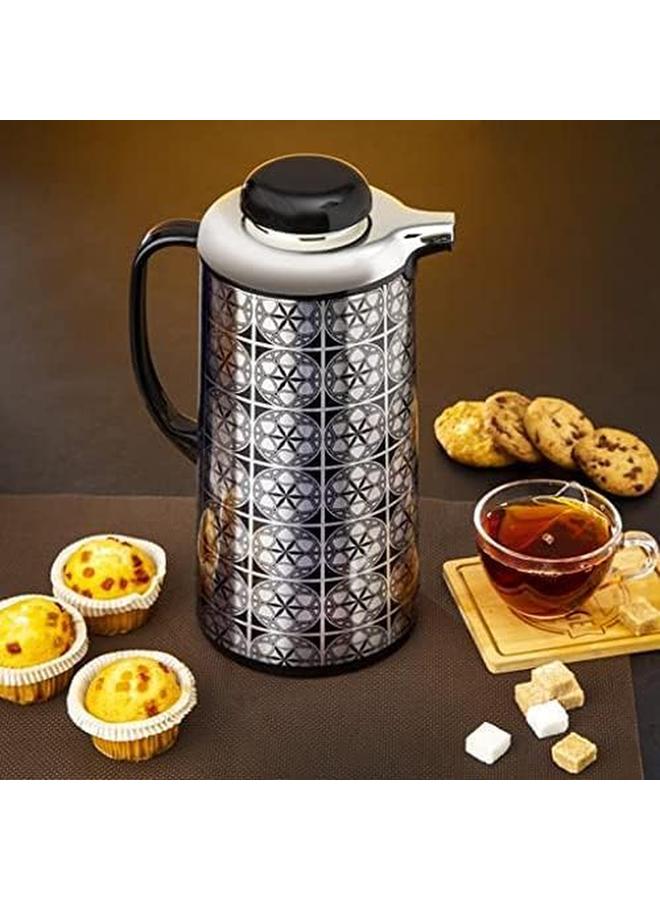 DELCASA 1.6L Silver Vacuum Flask Stainless Steel Keeping Hot Cold Long Hour Heat Cold Retention Multi Walled Hot Water Tea Beverage Ideal For Social Occasion And Outings - Image 3