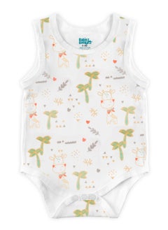 Babies Basic BabiesBasic 100% Super Combed Cotton, Sleeveless Romper/Bodysuit, for New Born to 24months. Set of 3 - Printed  - Image 3