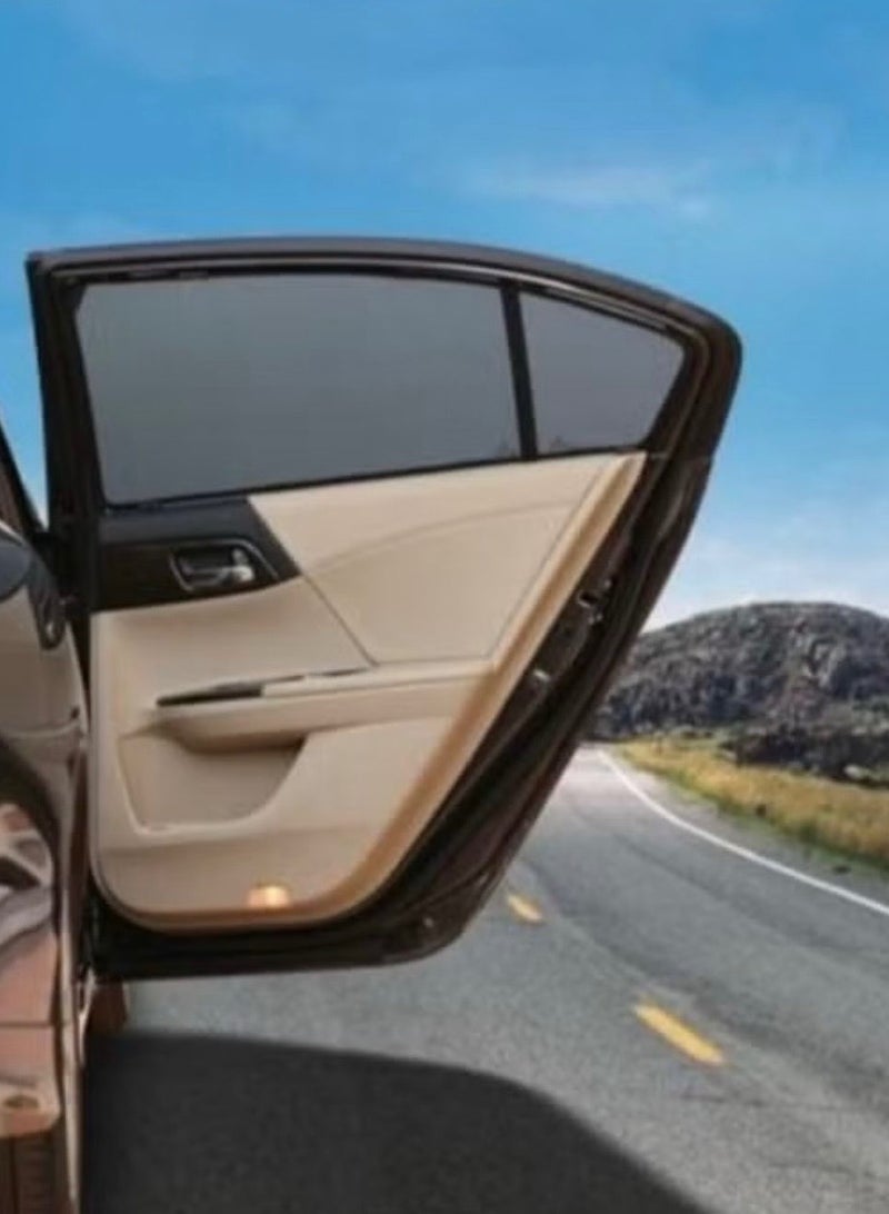 Yaris 2019 High Quality Car Sunshades All Sides UV & Heat Protection Front & Rear Sides Sun Shades - Image 2