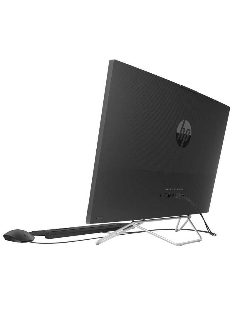 HP 27-CB1156NH All-In-One Desktop Computer, 27" FHD IPS Display, Intel Core i7-1255U, 8GB RAM, 512GB SSD, Intel Iris Xe Graphics, English Keyboard & Mouse, FreeDOS,  | 79Q94EA#BH5 English English silver - Image 4