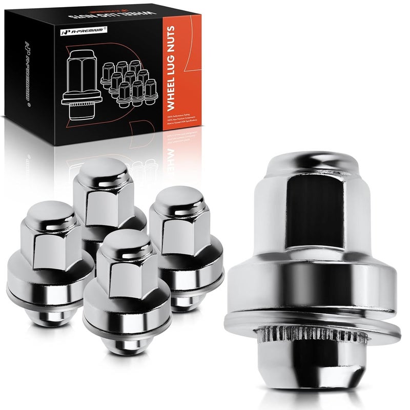 A-Premium M14-1.50 Wheel Lug Nuts Set for Lexus LS460, LC500, LS600h - 5 Pieces - Image 1