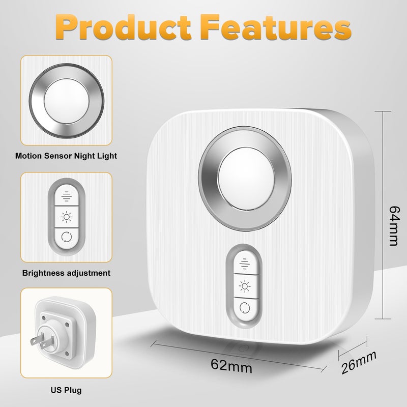 Induction Night Light with RGB Backlight - Smart Sensor for Cabinets, Ideal for Home & Office