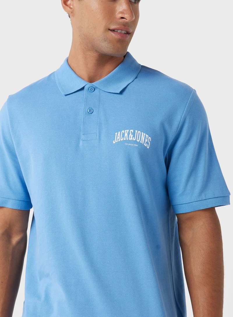 JACK & JONES Logo Polo