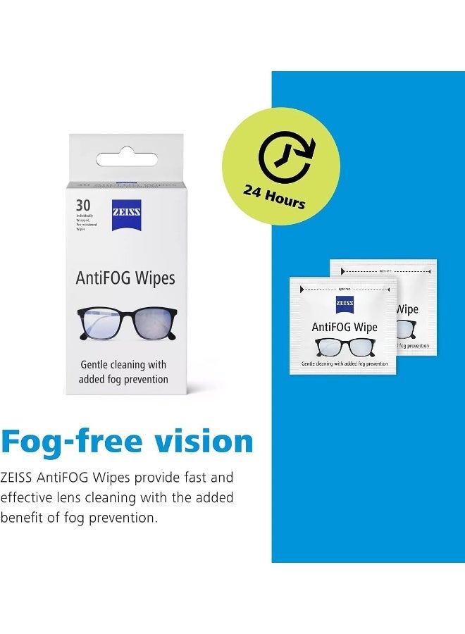 ZEISS Anti-Fog Lens Wipes, Pre-Moistened, Individually Wrapped Defogger Wipes for Coated Lenses, Binoculars, Scopes, Cameras, and Glasses, 30 Count - Image 5