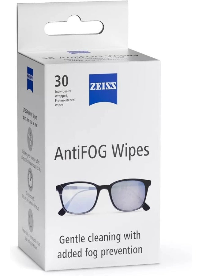 ZEISS Anti-Fog Lens Wipes, Pre-Moistened, Individually Wrapped Defogger Wipes for Coated Lenses, Binoculars, Scopes, Cameras, and Glasses, 30 Count - Image 3
