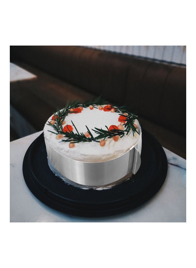 NIBEMINENT Mold Pastry Baking Tool for Birthday Cake Party silver 16.50 x 9.00 16.50cm - Image 5