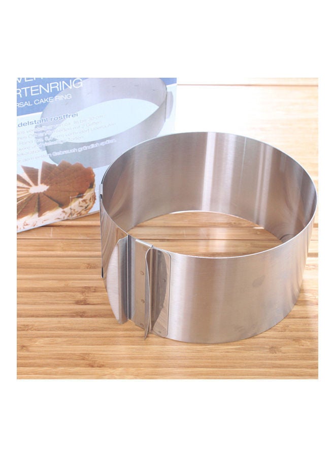 NIBEMINENT Mold Pastry Baking Tool for Birthday Cake Party silver 16.50 x 9.00 16.50cm - Image 3