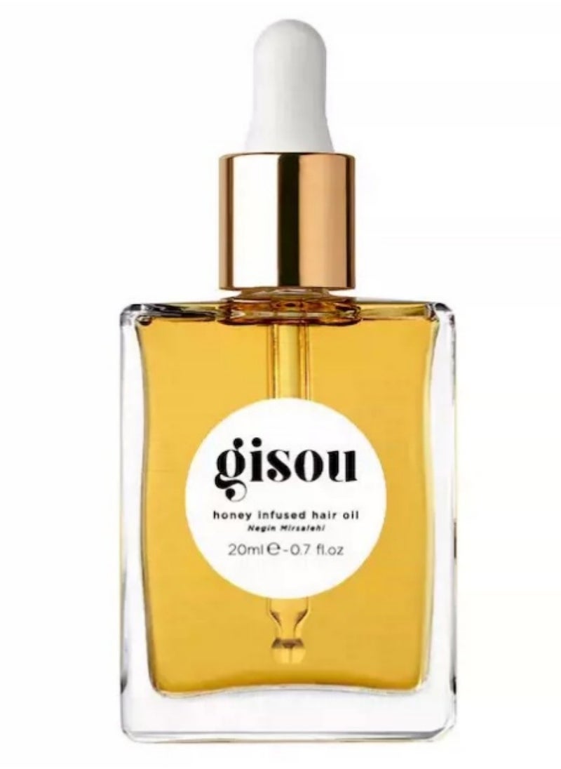 Gisou Honey Infused Hair Oil 0.7 Oz 20 Milliliters  - Image 1