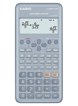 FX-82ESPLUS-2BUWDT Standard Scientific Calculator 10 + 2 digits 252 Functions Blue