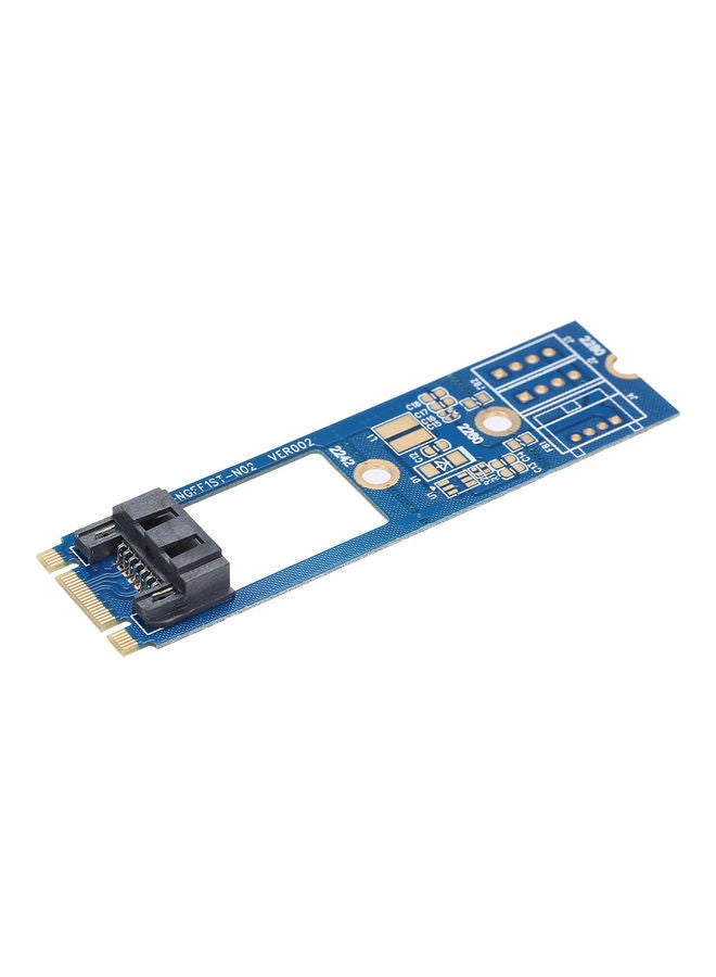 Ngff SATA To 7Pin Ngff Connector HDD SDD Converter Card Adapter Multicolour - Image 2