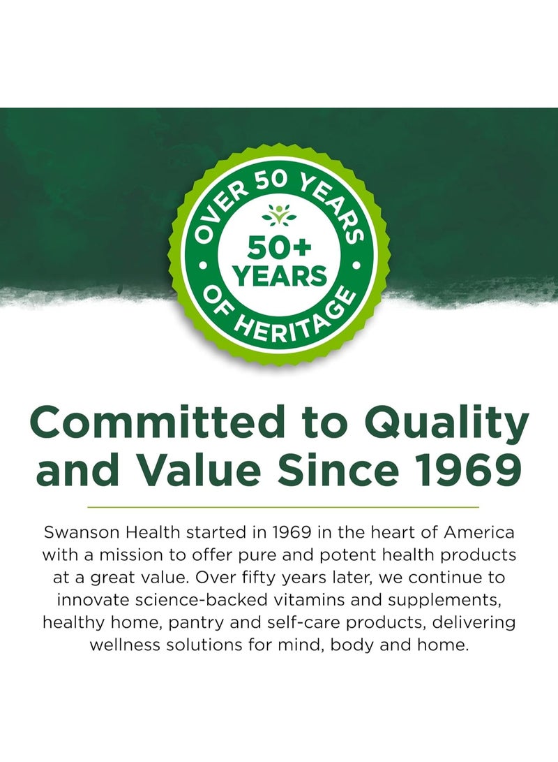 سوانسون فيتامين سي مع ثمر الورد، مكمل غذائي مضاد للأكسدة، يدعم صحة القلب والأوعية الدموية، 1000 ملغ، 250 كبسولة - Image 3