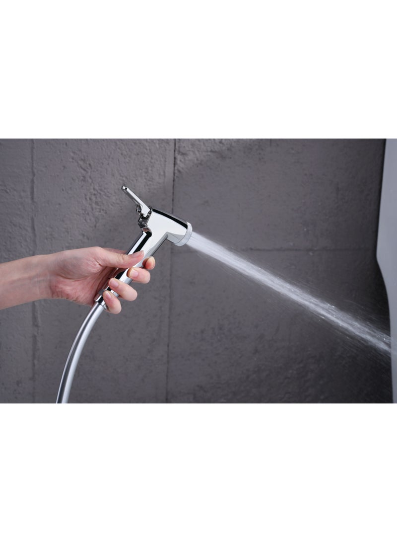 RONA Premium Acrylic Shattaf – High-Pressure Handheld Bidet Sprayer with Sleek Chrome Finish | Lightweight & Durable Personal Hygiene Solution - Image 5
