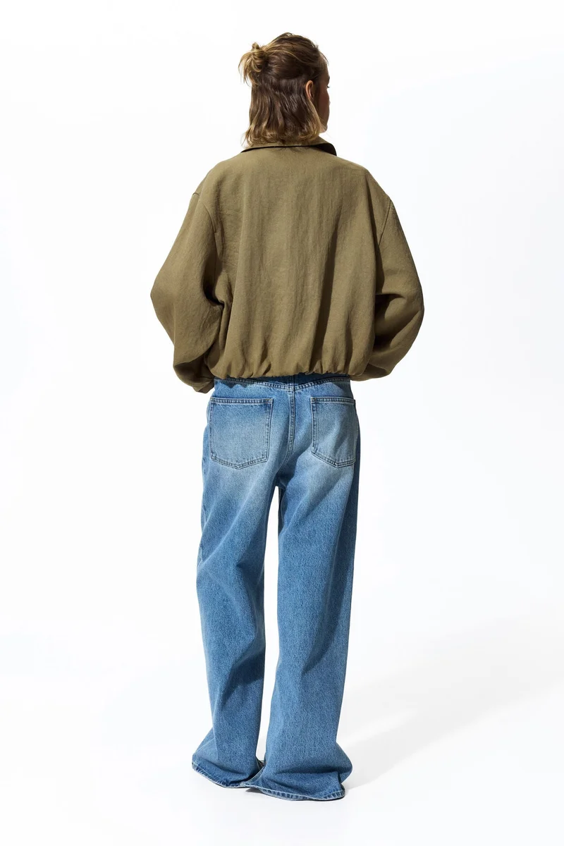 H&M  Oversized bubble-hem jacket for Women | Best Price UAE