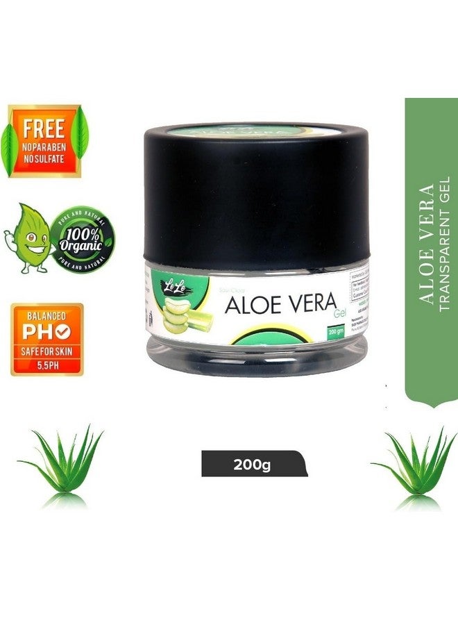 LELE Aloevera Gel Pure for Face,Skin and Hairs Pack of 200gm. - Image 2