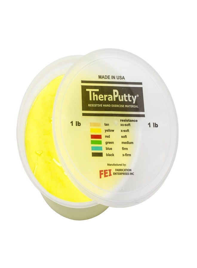 CanDo TheraPutty Scented Hand Exercise Putty For Rehabilitation, Exercises, Hand Therapy, Occupational Therapy, Banana Yellow X-Soft 1lb - Image 1