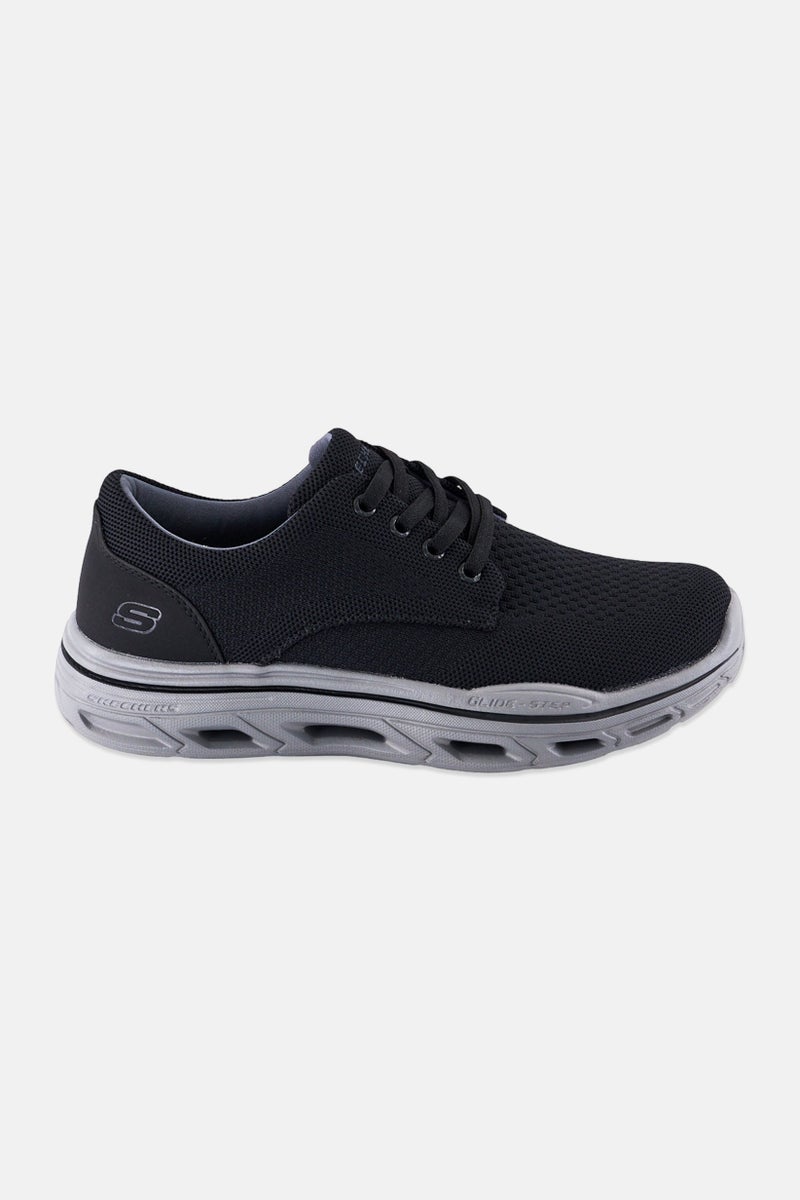 SKECHERS Men Glide Step Expected Erling Lace Up Training Shoes, Black - Image 3