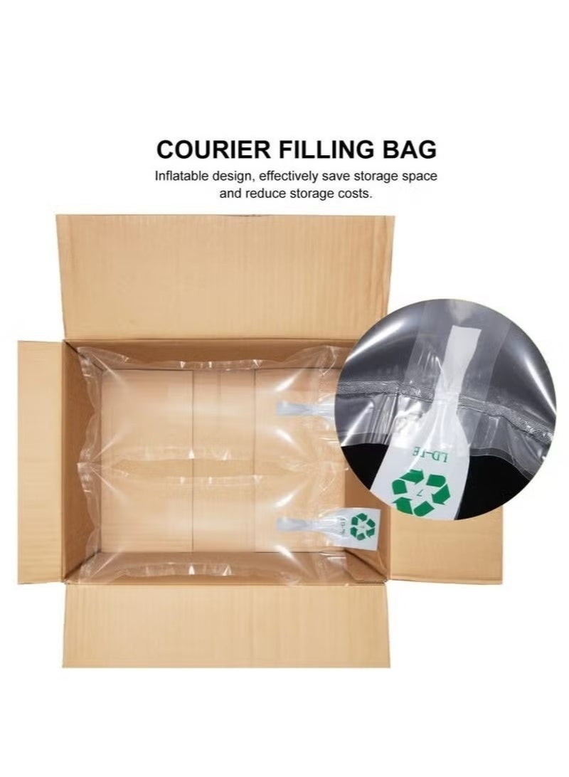 Air Cushion Bags, 100PCS Inflatable Air Pillows Air Bubble Bags Shockproof Air Cushion Film Blocking Wrap Bag for Mailing Shipping Packaging 10x20 CM - Image 4
