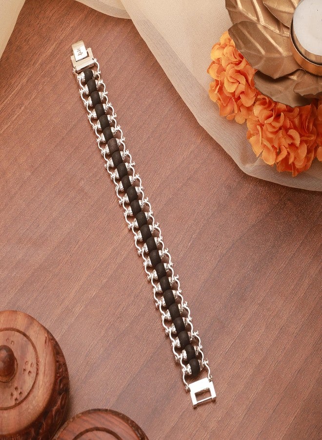 Japam Karungali Modern Bracelet for Men and Women | Natural Ebony Wood Beads for Spiritual Healing, Meditation, and Energy Balance | Certificate of Authenticity - Image 4