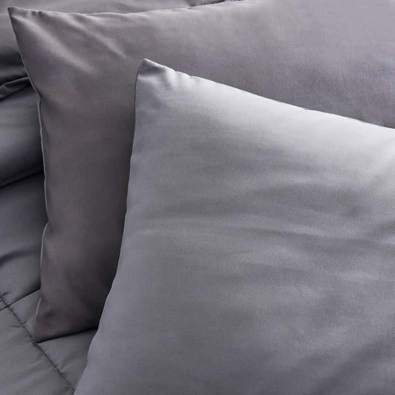 Pan Home Everyday 3-piece Reversible King Comforter Set 220x240cm - Silver/ Grey - Image 5