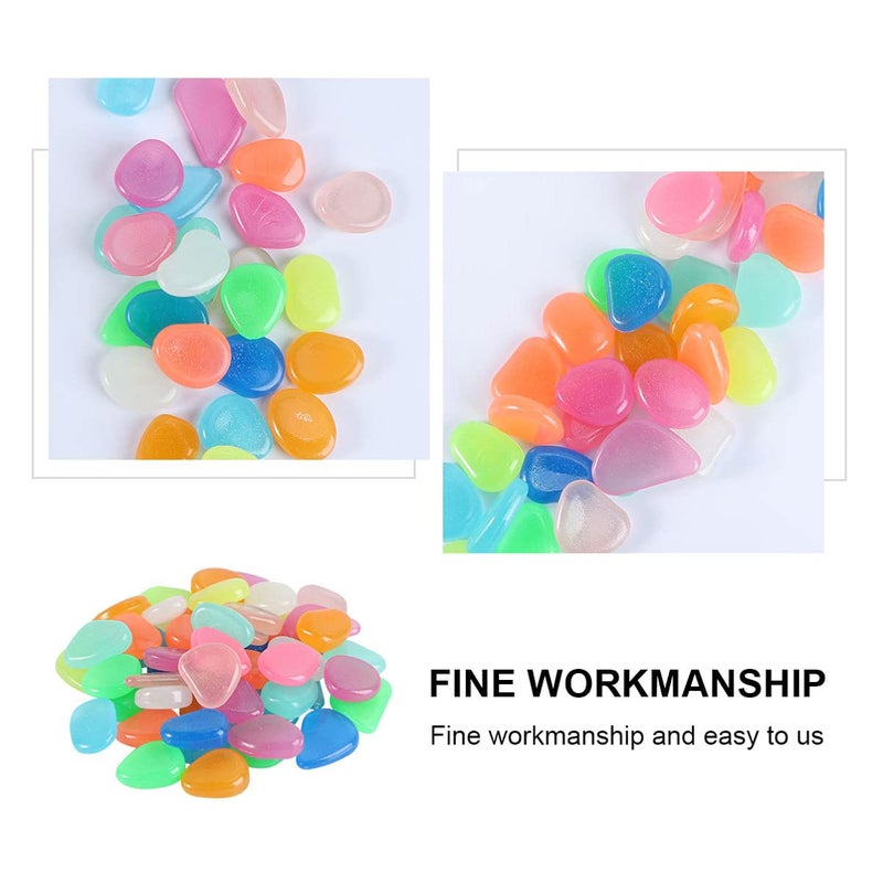 حصى زخرفي متعدد الألوان لحوض السمك والحديقة وأصيص الزهور سهل التنظيف - Image 5