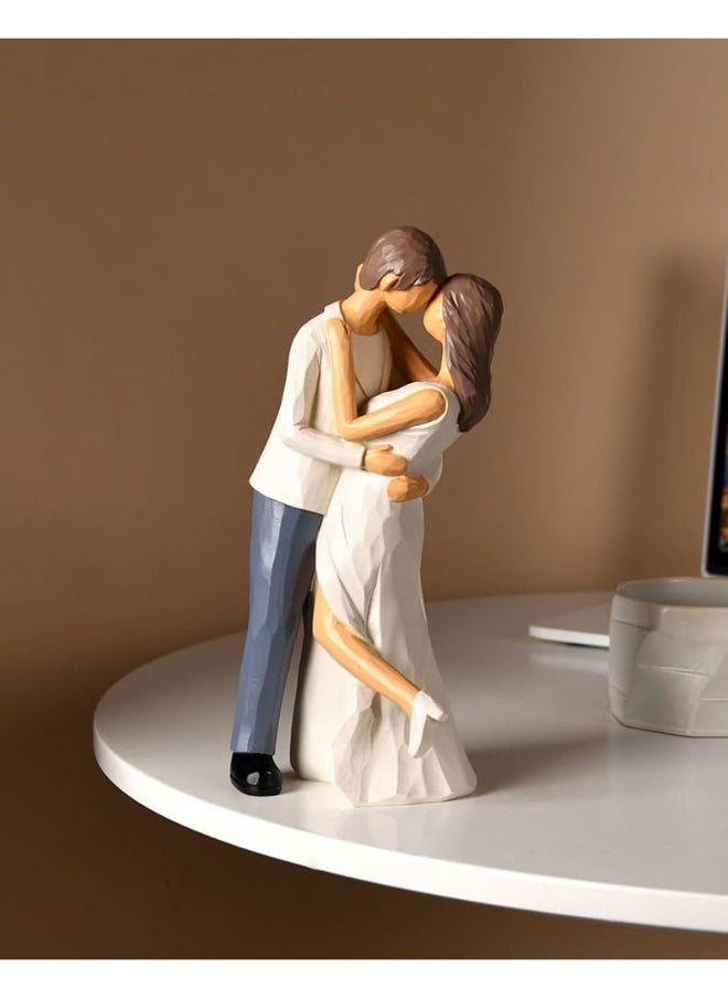 YINZUO YINZUO Romantic Couple Figurines Handcrafted Wedding and Anniversary Decoration Set  - Image 2