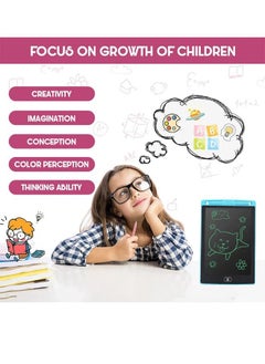 PADOM Padom LCD Writing Pad Tablet Birthday Gift for Boys and Girls 8.5 Inch Digital Slate for Kids Learning Educational Toys Painting Smart Drawing Board Portable  - Image 4
