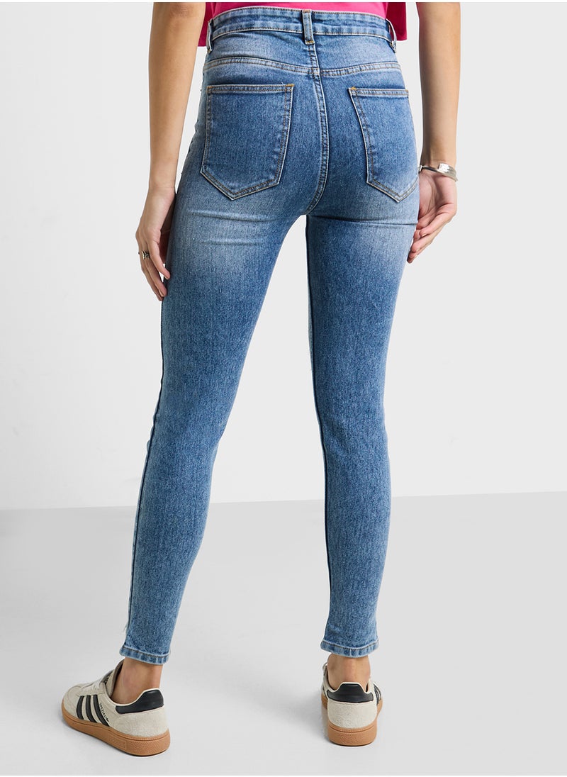 Ginger Skinny Fit Distressed Jeans  - Image 3
