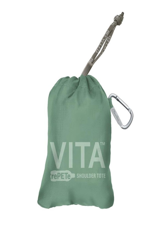 ChicoBag Vita rePETe + Refine | Eco-friendly Reusable Shoulder Tote (Sage) - Image 2