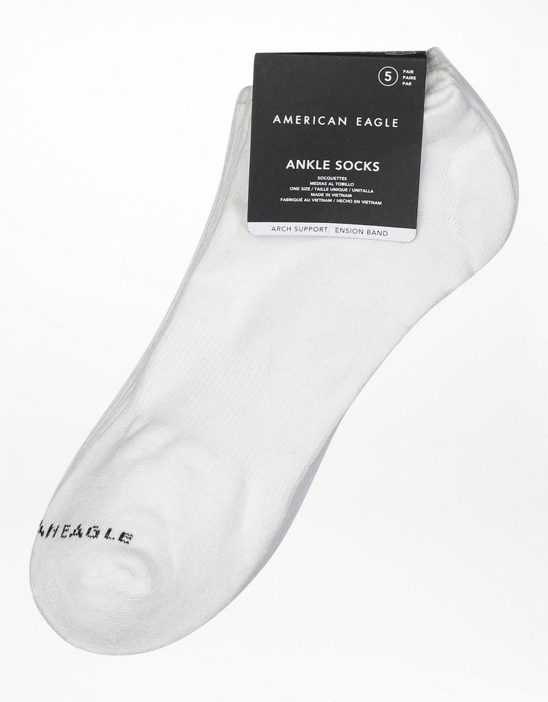 American Eagle AEO Low Cut Socks 5-Pack - Image 2