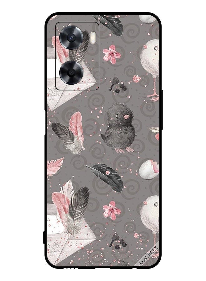 Covernex Protective Case Cover For Oppo A77 4G Feathers & Chicks - Image 1
