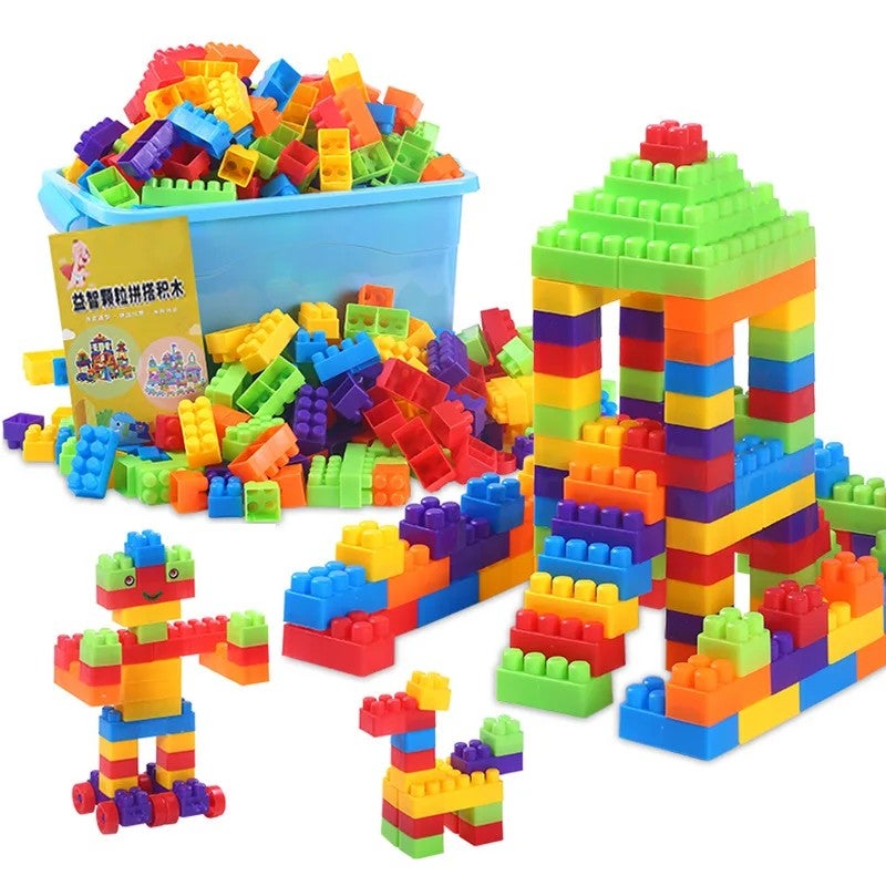Y&D Large Construction Cube Toys for Kids - Preschool STEM Montessori Building Blocks for Toddlers, Sensory Square Building Sets - Image 4