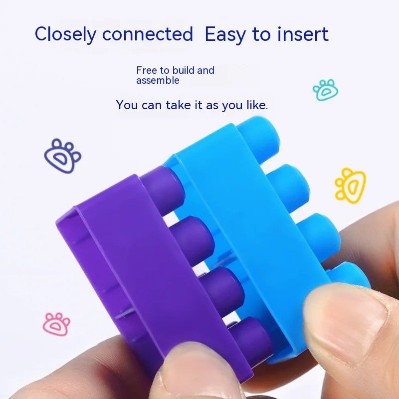 Y&D Large Construction Cube Toys for Kids - Preschool STEM Montessori Building Blocks for Toddlers, Sensory Square Building Sets - Image 5