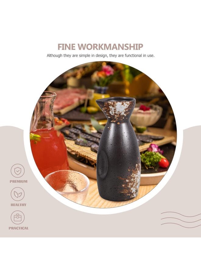5 PCS Japanese Sake Set, 1 Tokkuri Bottle & 4 Ochoko Cups, Spring Blossoms Ceramic Sake Set For Serving Hot Or Cold Sake At Home Or At A Restaurant - Image 2