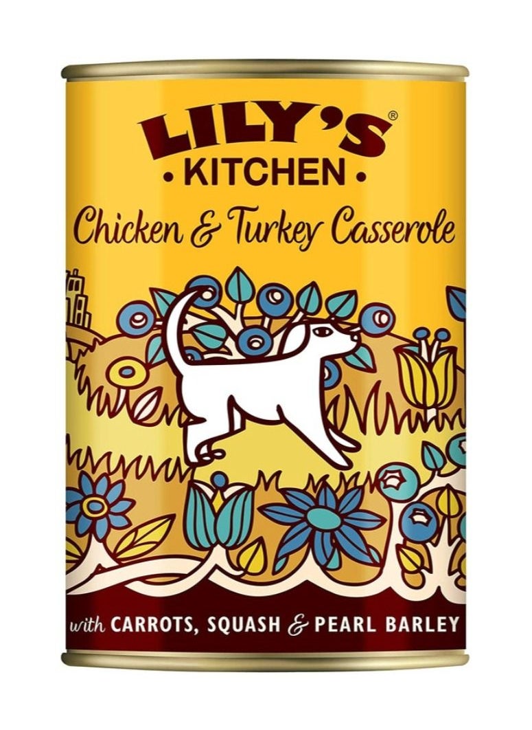 Lily's Kitchen طعام الكلاب بالدجاج والديك الرومي 400 جرام  - Image 1