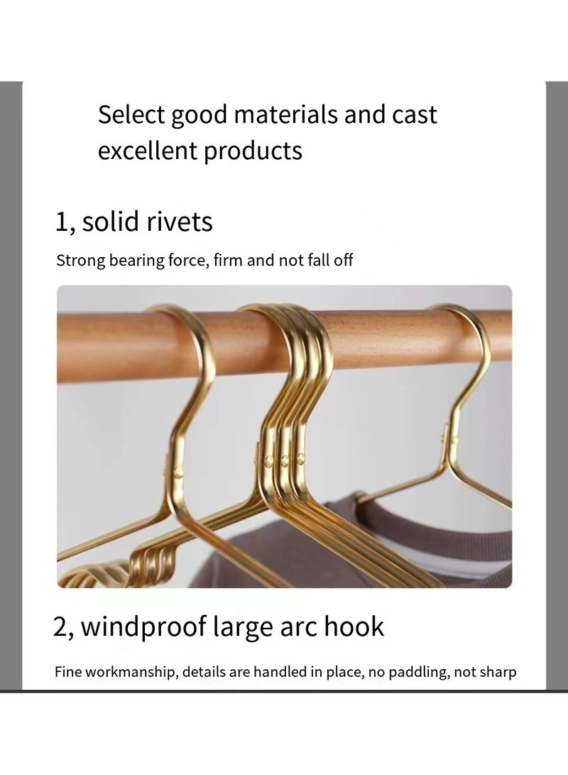 Children's clothes hanger aluminum alloy clothes hanger baby clothes hanger 5 pieces - Image 3