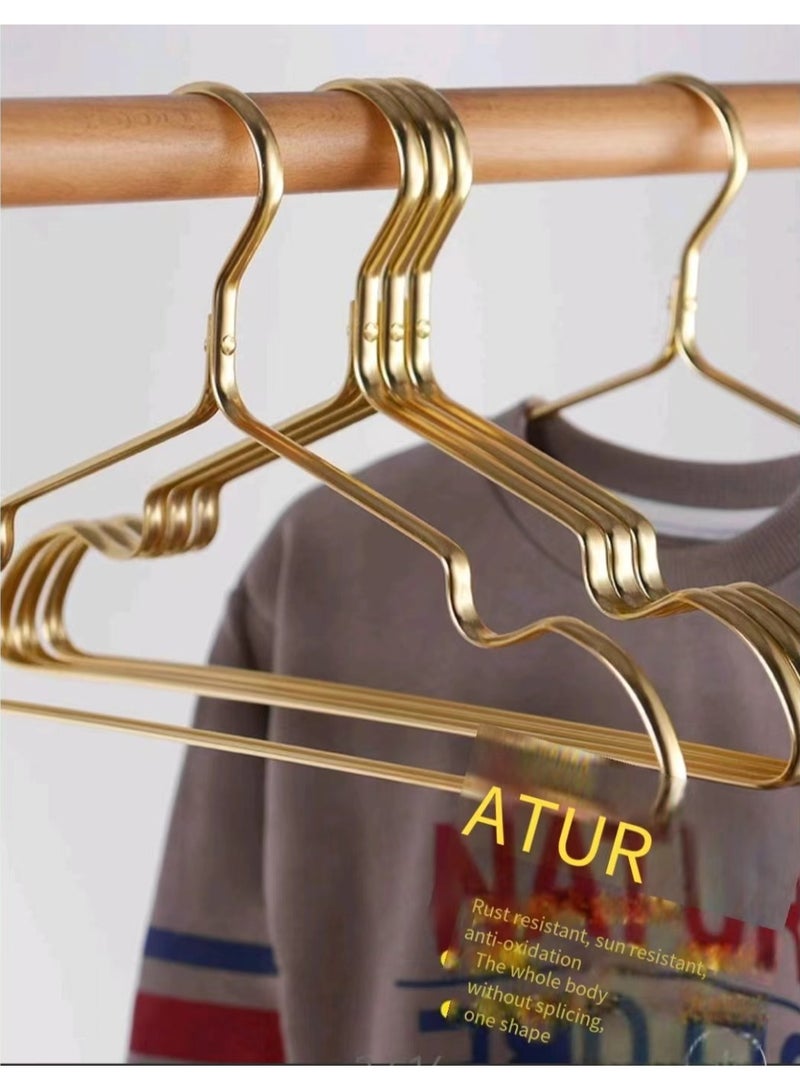 Children's clothes hanger aluminum alloy clothes hanger baby clothes hanger 5 pieces - Image 5