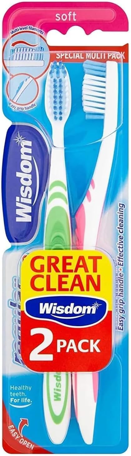 Wisdom Regular Plus Soft 2 Pack