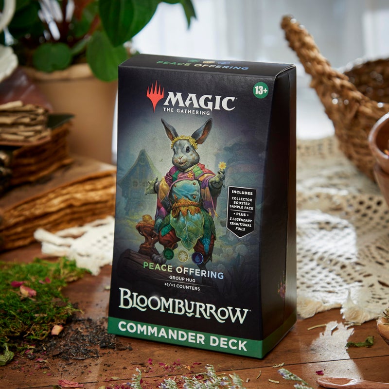 Magic the Gathering Magic: The Gathering Bloomburrow Commander Deck - Peace Offering (100-Card Deck  2-Card Collector Booster Sample Pack + Accessories) - Image 2