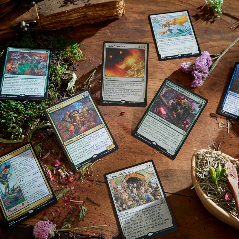 Magic the Gathering Magic: The Gathering Bloomburrow Commander Deck - Peace Offering (100-Card Deck  2-Card Collector Booster Sample Pack + Accessories) - Image 5