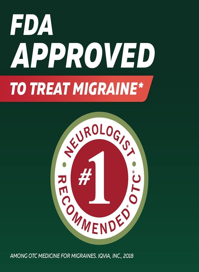 GlaxoSmithKline Excedrin Migraine Relief Caplets to Alleviate Migraine Symptoms, 100 Count - Image 5