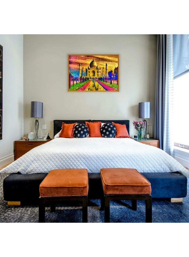 Webby Taj Mahal Painting Wooden Puzzle | Best Gift for Teenager | Fun & Challenging| Puzzle for Adult & 14+ Kids, 1000 Pieces Puzzle - Image 5