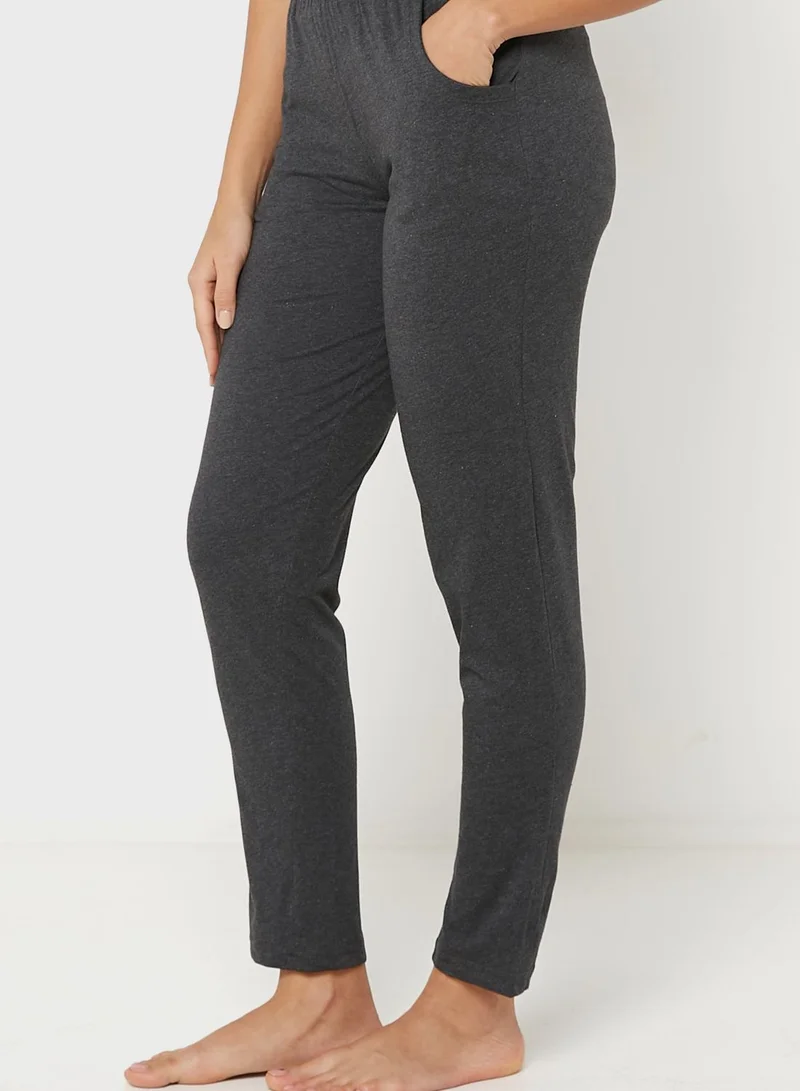 Sweet Dreams Round Neck Graphic T-Shirt & Pyjama Set