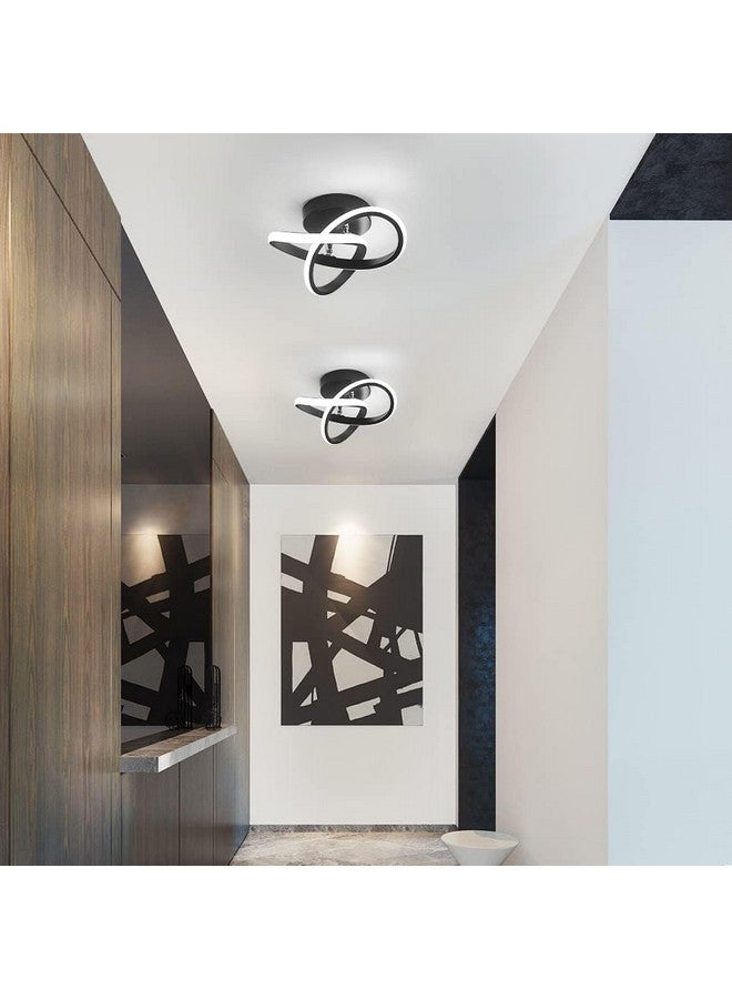 RJ RJ - 22W Black Modern Ceiling Light for Bedroom Kitchen Loft Aisle Hallway Balcony Stair Cool White, Warm White, Natural White (2 Years Warranty) - Image 3